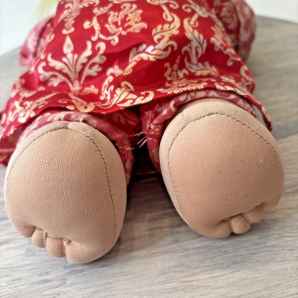 Russ Troll Kids Doll “Sinbad” Yellow Hair Red Outfit w/ Hang Tag Vintage 90s - Picture 8 of 8